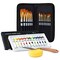 Paint Brush Set with 15 Paint Brushes for Acrylic Painting and Bonus 12 Color Acrylic Paint Set